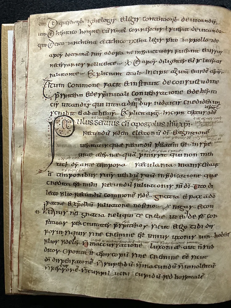A medieval manuscript