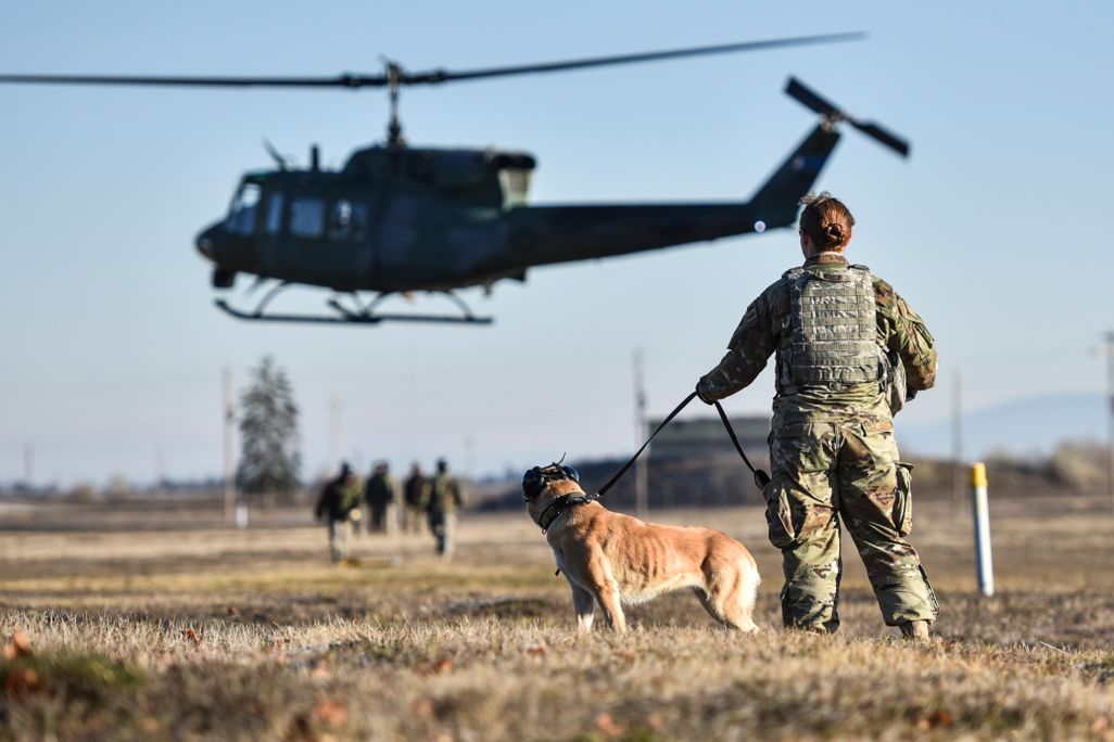 preparing for UH-1N Huey training