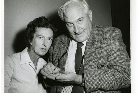 Mary Leakey and her husband Louis in 1962. 