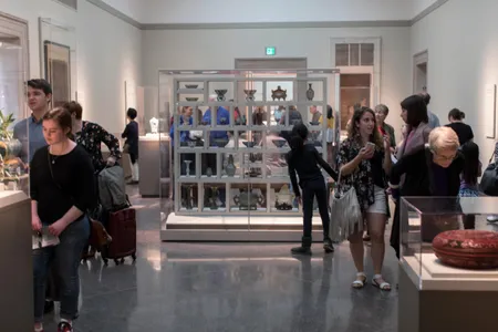 The infrastructure and technological systems were upgraded, the carpeting removed, and the original terrazzo floors restored