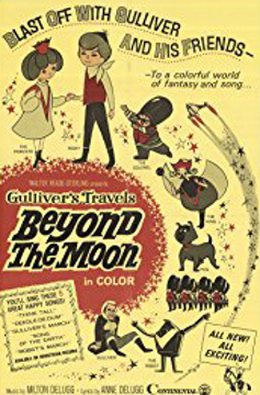 Theatrical poster to the 1966 US release of Gulliver's Travels Beyond the Moon