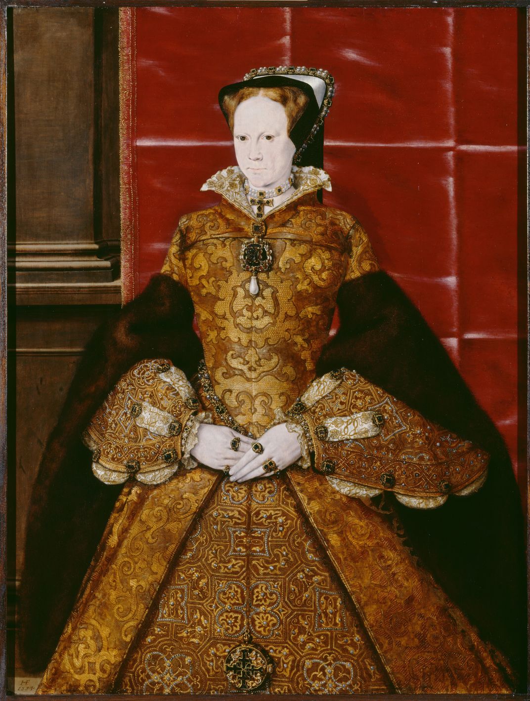Hans Eworth, Mary I​​​​​​​, 1554