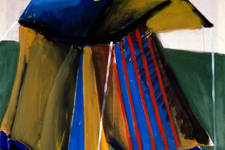 Zelt 46—dithyrambisch (Tent 46—Dithyrambic) by Markus Lüpertz, 1965