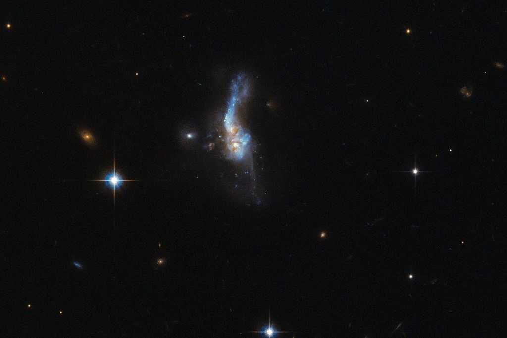 colliding galaxies