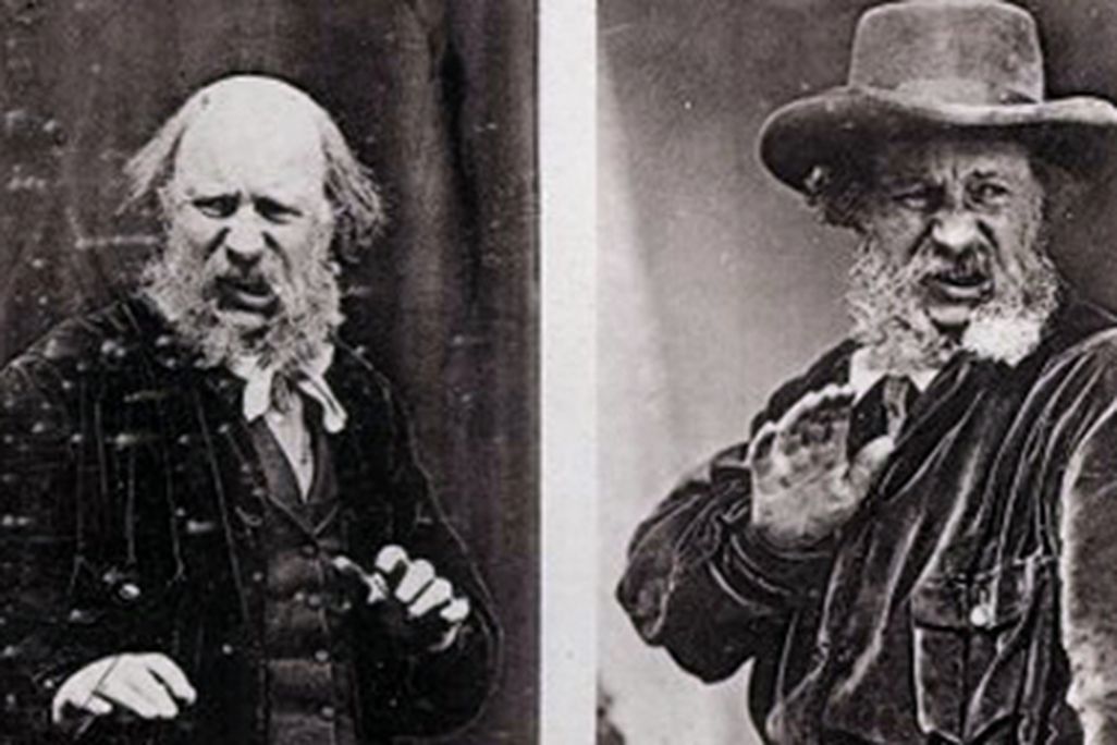 Photographs from Charles Darwin's The Expression of the Emotions in Man and Animals