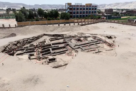 The brewery “may have been built specifically to supply the royal rituals that were taking place inside the funeral facilities of the kings of Egypt,” says lead archaeologist Matthew Adams.