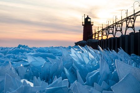 Lake Michigan's making a pointed statement