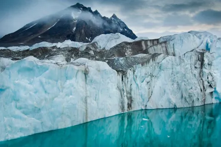 A glacier in Svaldbard