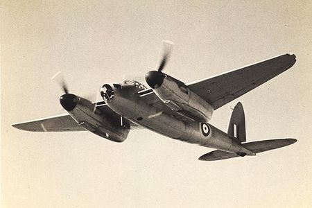 A Mosquito from the RAF’s 105 Squadron, used on several low-altitude daylight bombing operations during 1943.