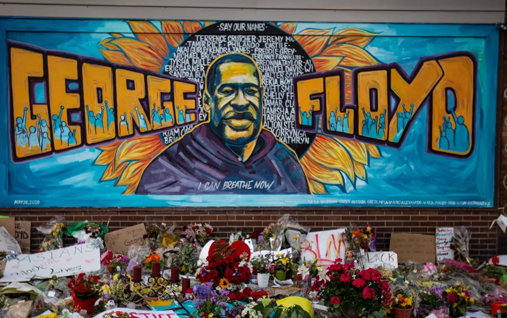 George Floyd mural (social)
