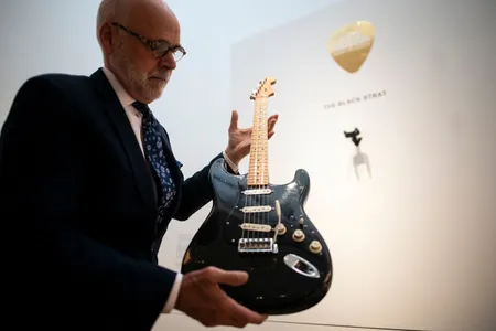 David Gilmour's famed guitar was also auctioned in 2019, when it sold for just under $4 million.