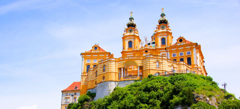  Historic Melk Abbey, overlooking the Danube River, Austria 
