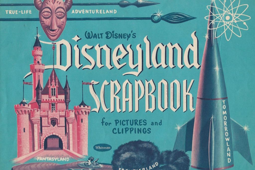 Souvenir Disneyland scrapbook