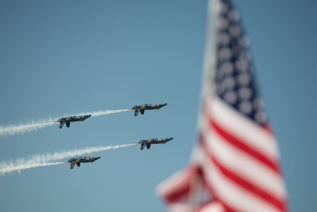 Blue Angels and American Flag | Smithsonian Photo Contest | Smithsonian ...