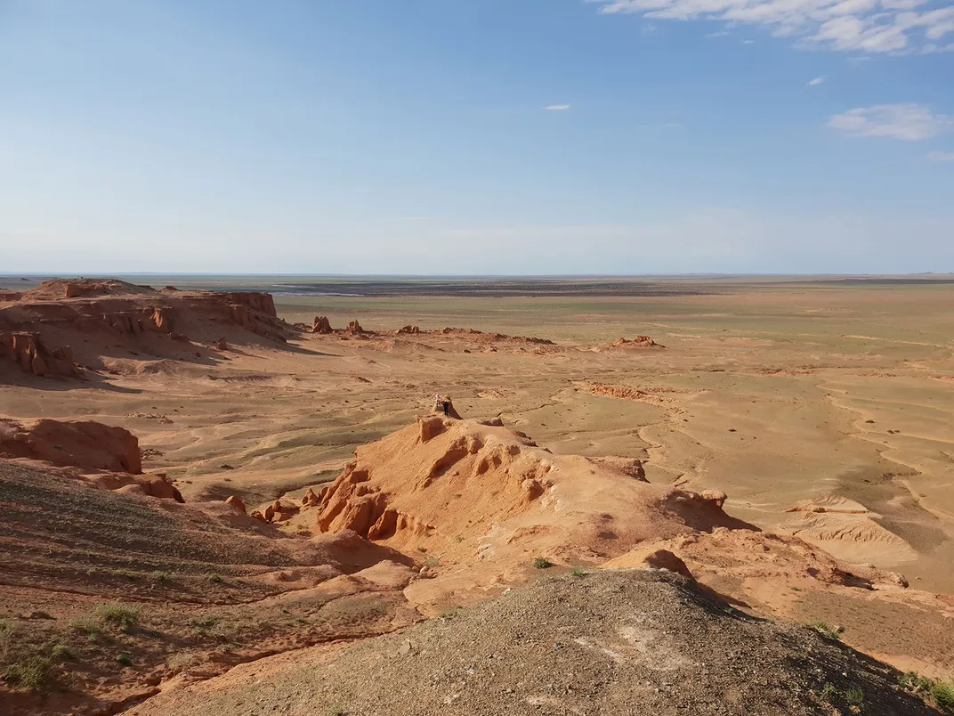 Flaming Cliffs of the Gobi Desert