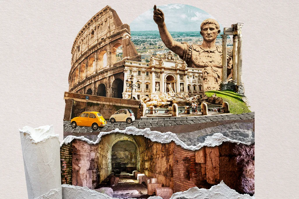 Roman Colosseum illustration