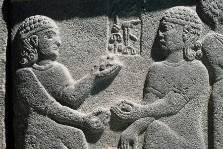 An ancient Hittite carving
