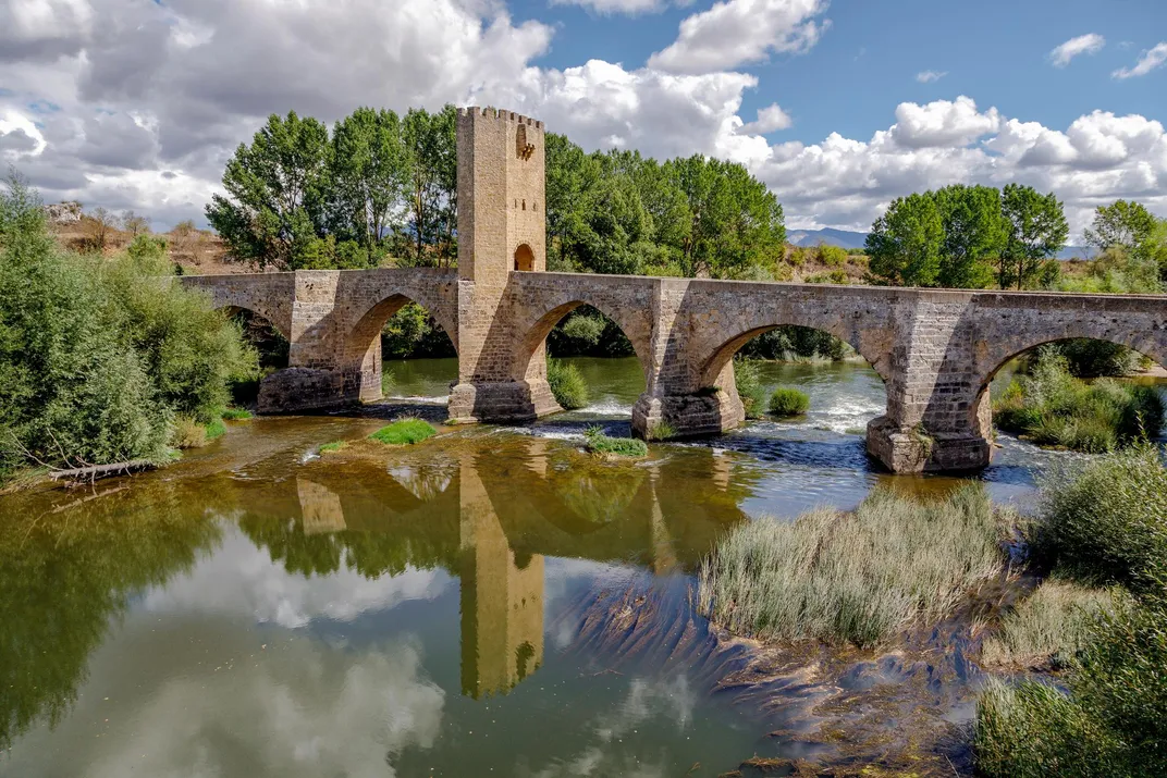 Medieval bridge outside Burgos