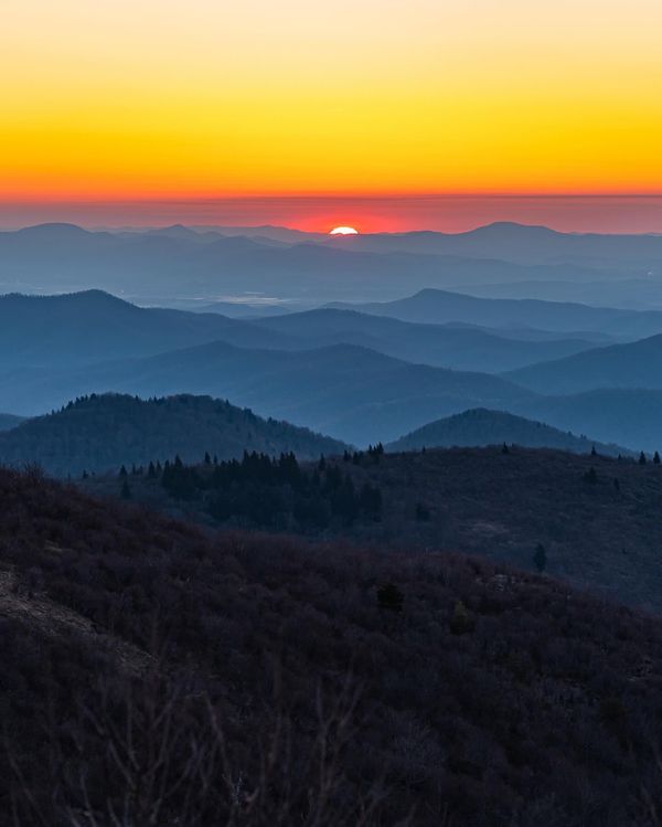 Embers of Dusk: A Blue Ridge Sunset thumbnail