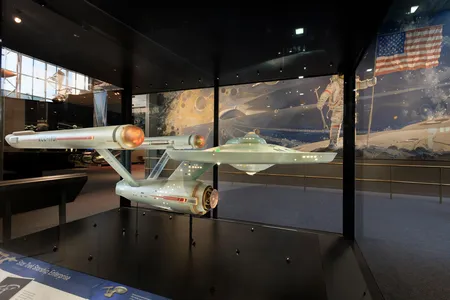 The studio model of the Starship Enterprise from the original Star Trek  TV series underwent extensive restoration.