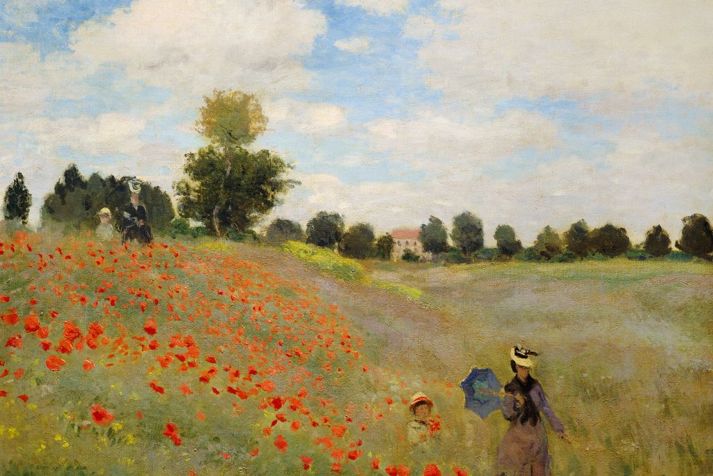 Poppy Field, Claude Monet, 1873
