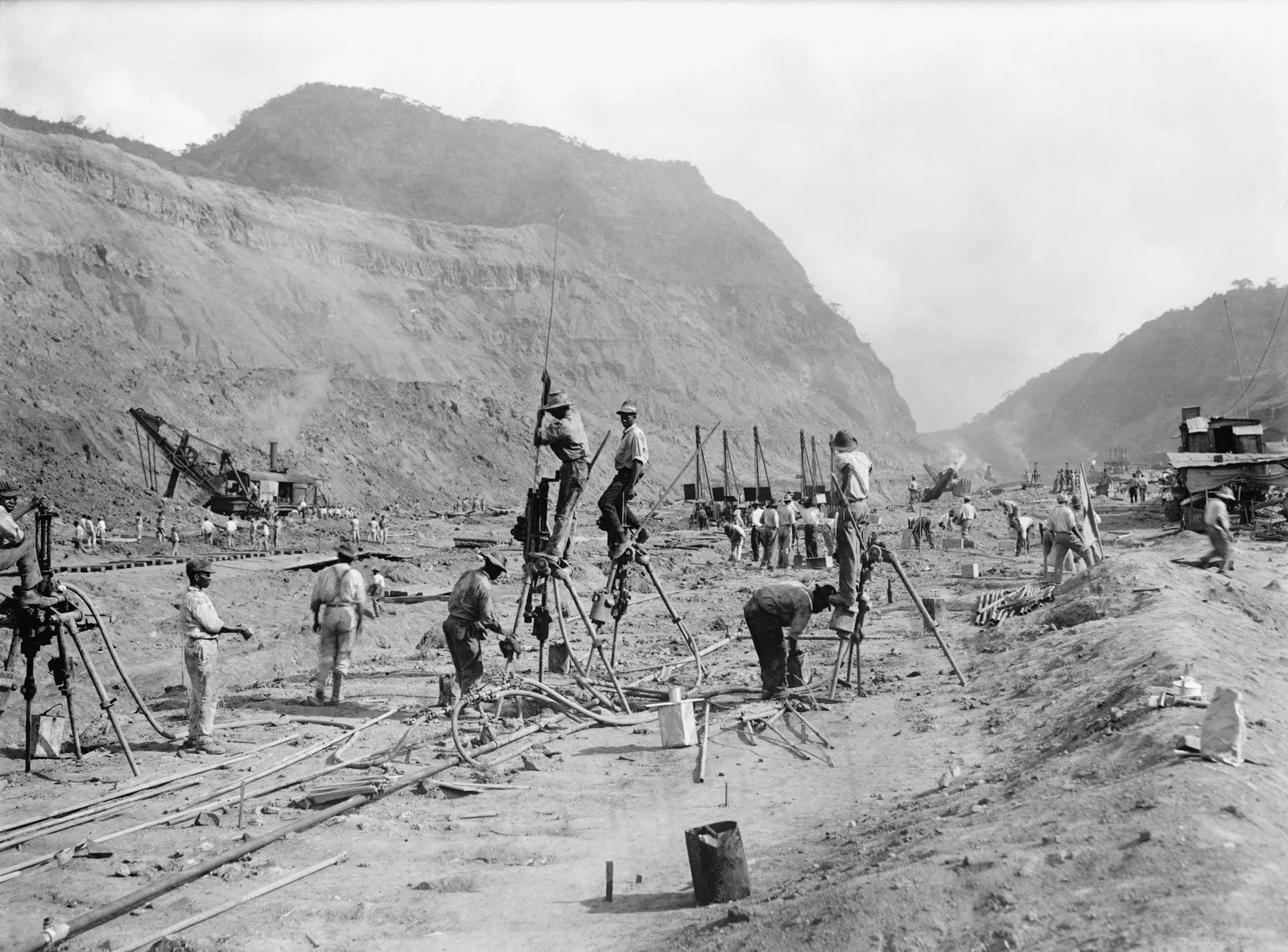 French Panama Canal Construction