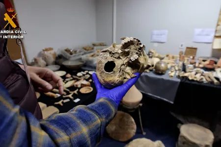 Archaeological artifacts as well as bone fragments up to 5,000 years old were discovered at two Spanish homes.