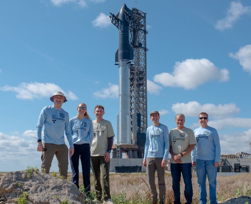 The BYU research team in Boca Chica Beach, Texas