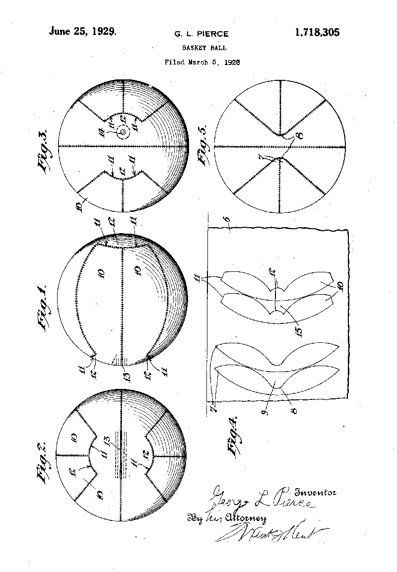 Basket patent on sale