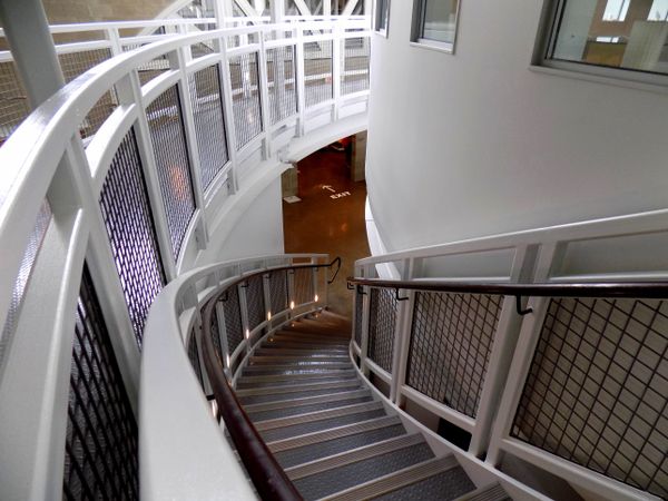 Staircase at Illinois Holocaust Museum, Skokie, IL thumbnail