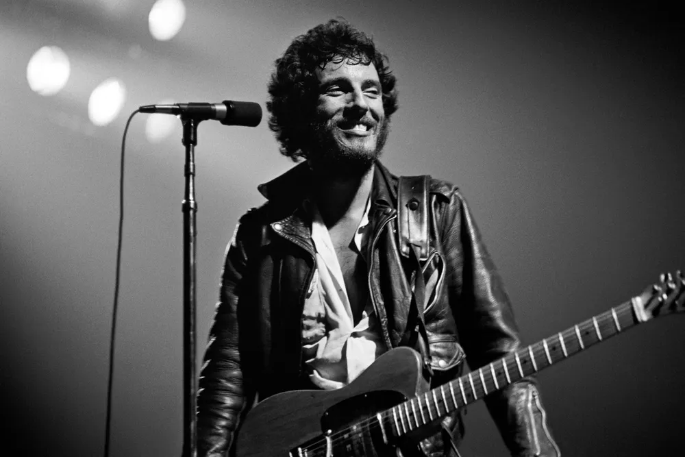 Springsteen on the Born to Run tour in 1975