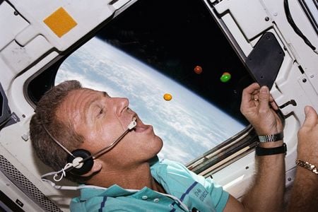 Melts in your mouth, not in microgravity.