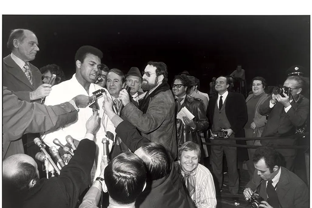 Muhammad Ali at a press conference
