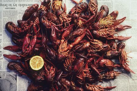 Bayou crawfish boil
