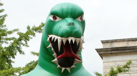 Bookzilla at the Decatur Book Festival