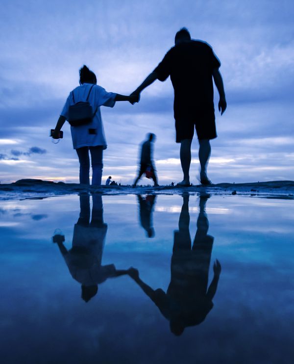 Hand in Hand on the Beach thumbnail