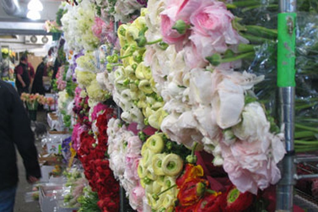 The flowers at Chelsea Market
