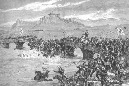A Victorian era depiction of the Battle of Stirling Bridge, which took place on September 11, 1297