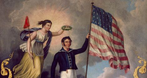 We Owe Allegiance to No Crown, by John Archibald Woodside. c. 1814