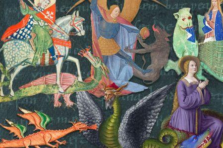 During the Middle Ages, dragons&nbsp;more often figured in accounts about the lives of saints and religious figures than stories of heists and adventures.