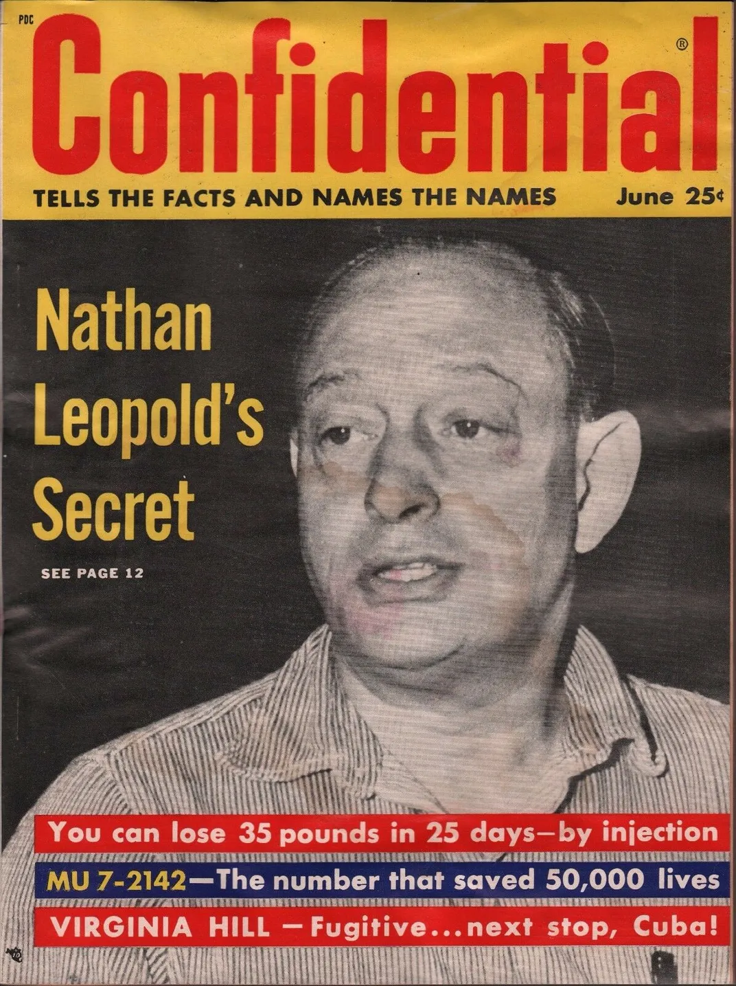 A 1958 magazine cover featuring Leopold