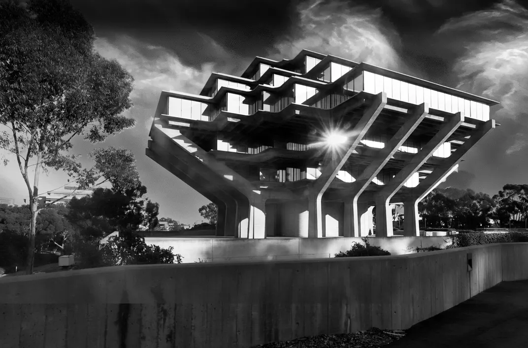 main library at the University of California, San Diego