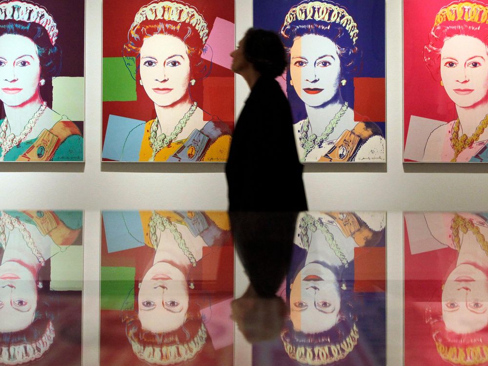 Warhol Queen Portrait