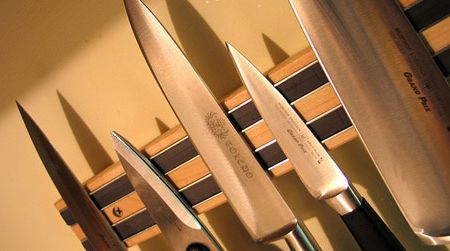 Always beware of sharp knives.