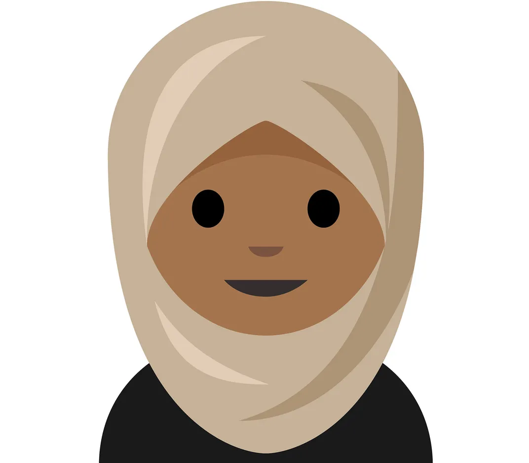 Person with Headscarf Emoji, 2016