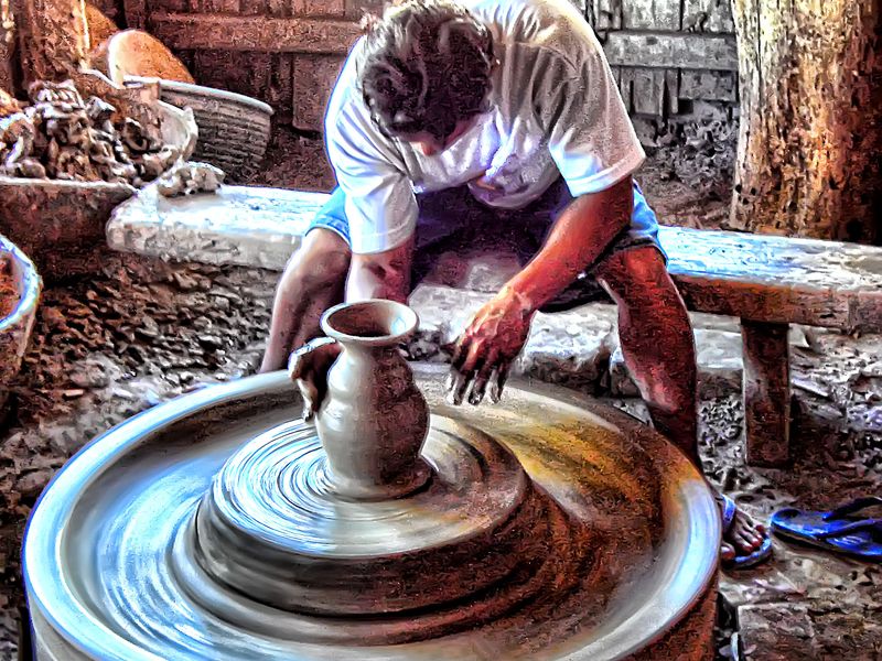A man making a new pot Smithsonian Photo Contest Smithsonian Magazine