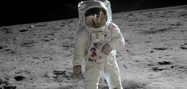 Edwin “Buzz” Aldrin on the moon