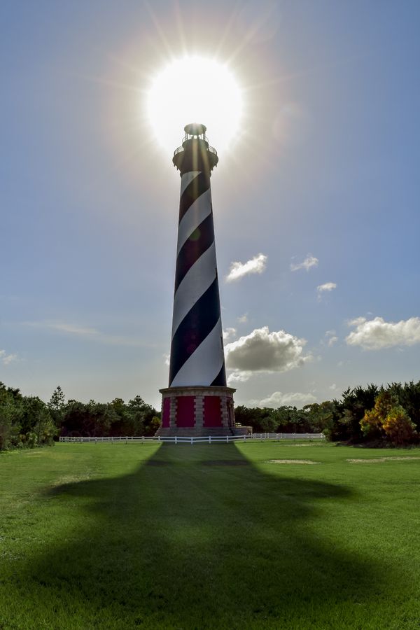 Cape Hatteras Lighthouse Casting Shadows thumbnail