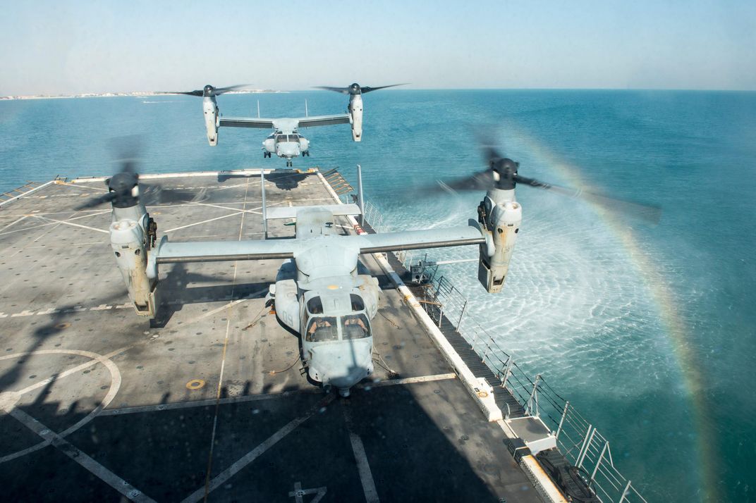 V-22 landing