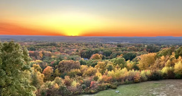 Fall Sunset from a New Hampshire Fire Tower thumbnail